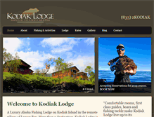 Tablet Screenshot of kodiaklodge.com